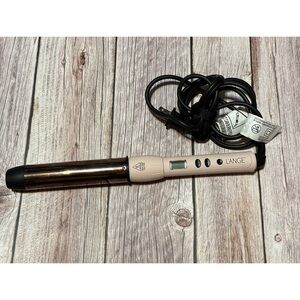 Lange Black and Cream Curling Wand